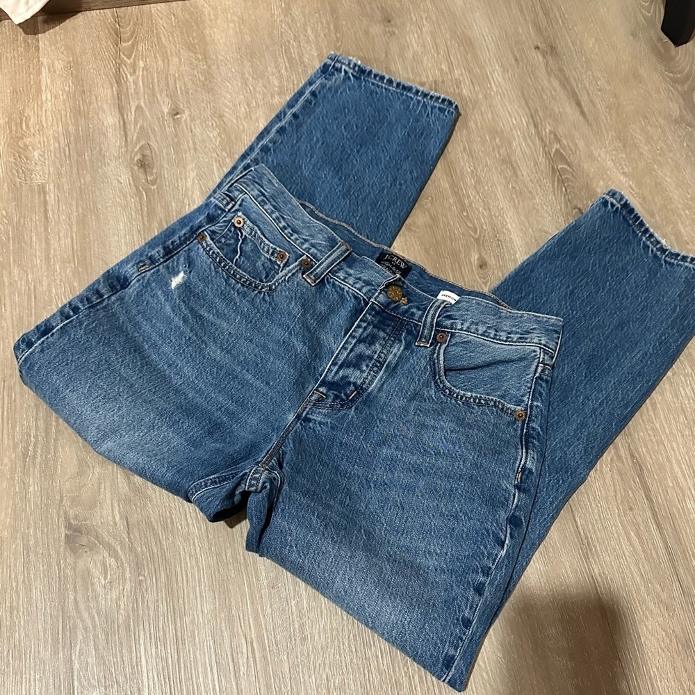 💕J. Crew Premium Denim High-Rise Jeans Size 26P